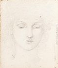 Head of a Girl by Edward Burne-Jones